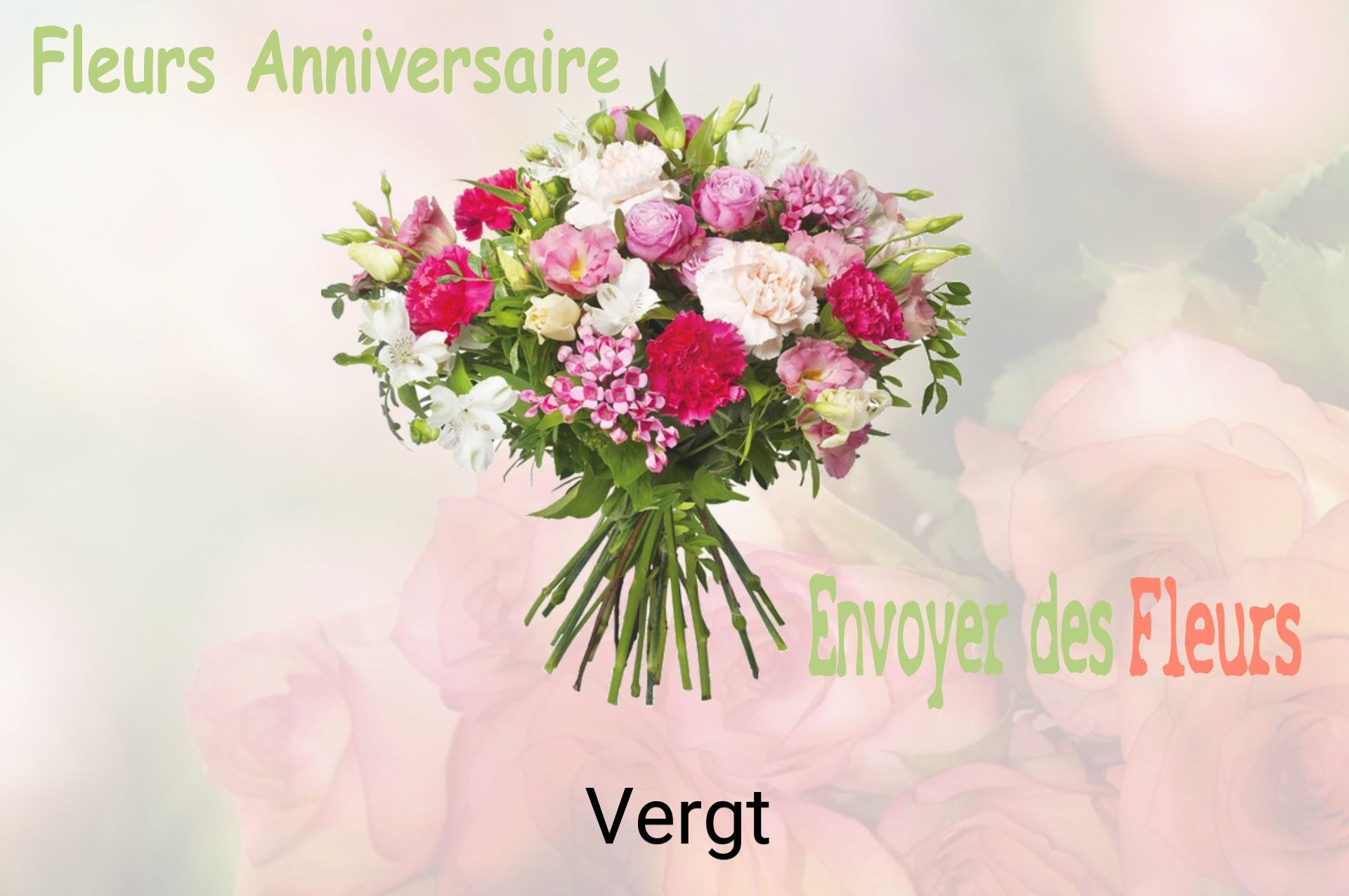 Bouquet de fleurs d’anniversaire livré à Vergt