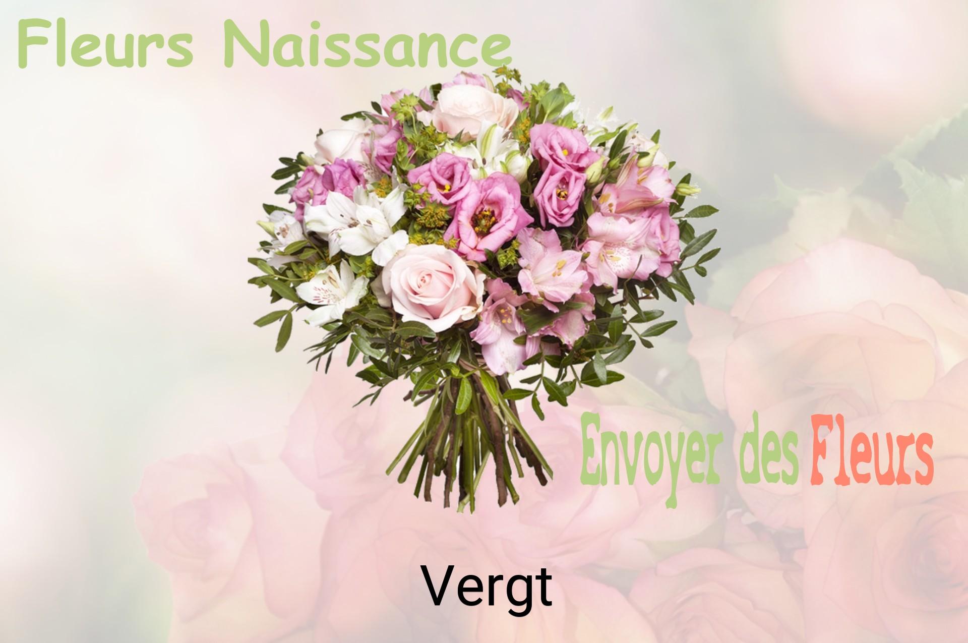 Bouquet de fleurs de naissance livré à Vergt