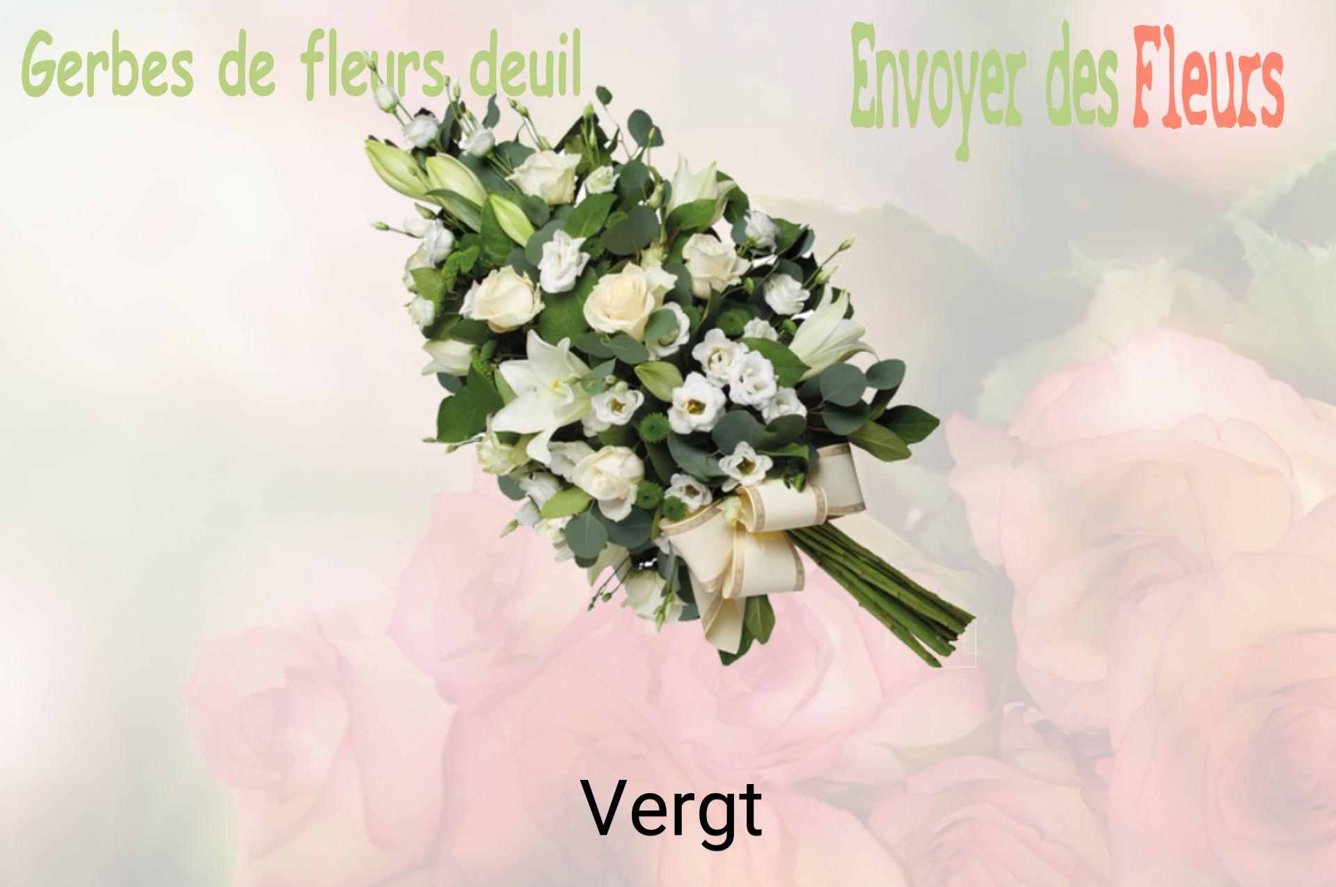 Gerbe de fleurs de deuil livrée à Vergt